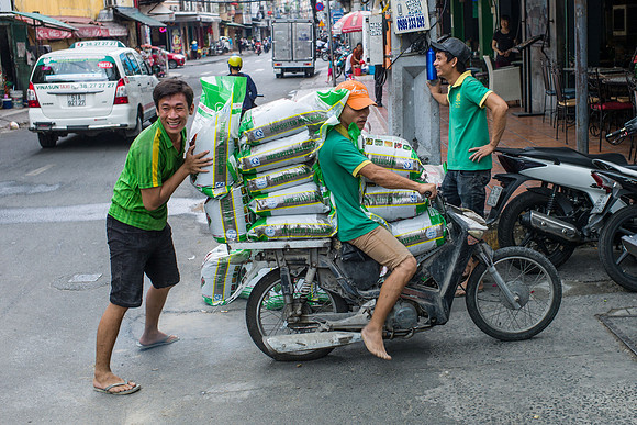 People from Vietnam and Thailand